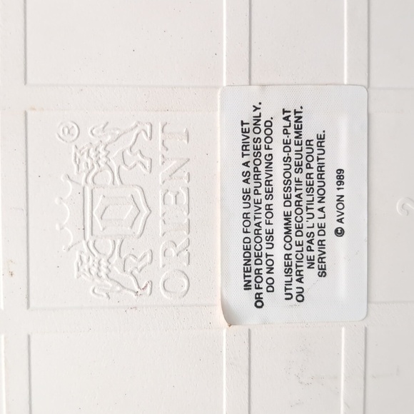 VGT,Avon 1989 Framed Trivet, Features 2 Tabby Cats. - Picture 6 of 9